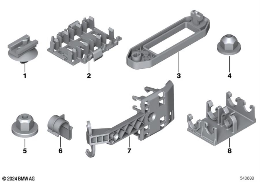 Diagram PLUG-IN CONNECTION BRACKET for your MINI