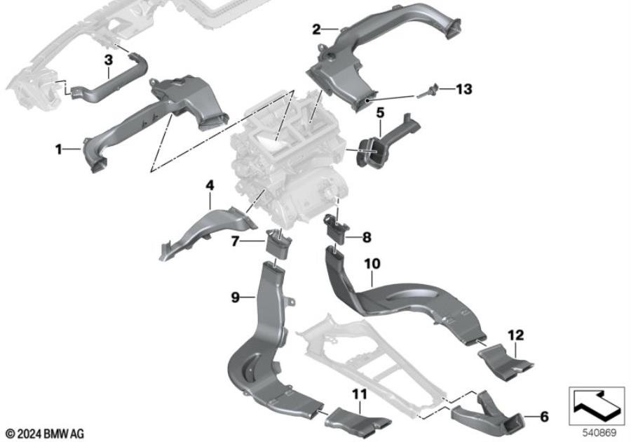 Diagram Air channel for your BMW