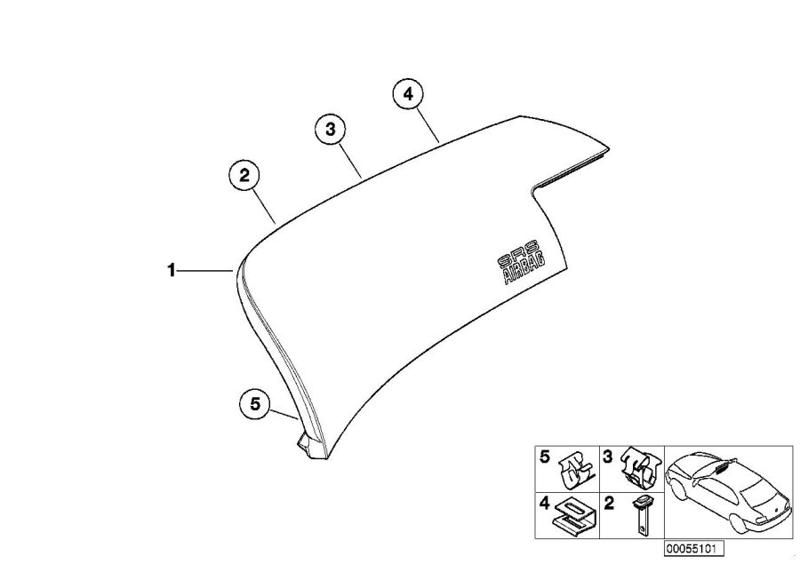 Diagram Mounting parts, instr. panel for your 2016 BMW 328i   