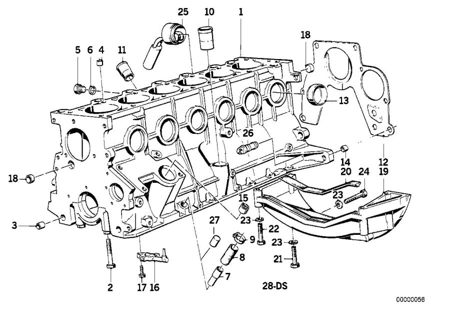 Diagram Engine Block for your BMW X2  