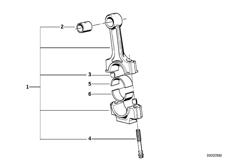 Diagram Crankshaft Connecting Rod for your 2014 BMW M6   