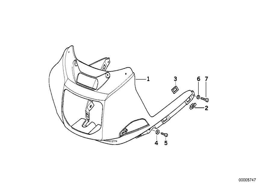 01Trim panel upper part 