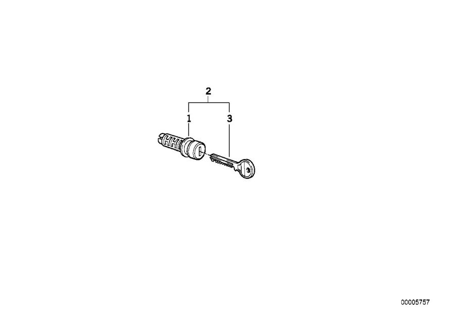 Diagram SET OF SUITCASE LOCKS for your 2015 BMW R1200GS   