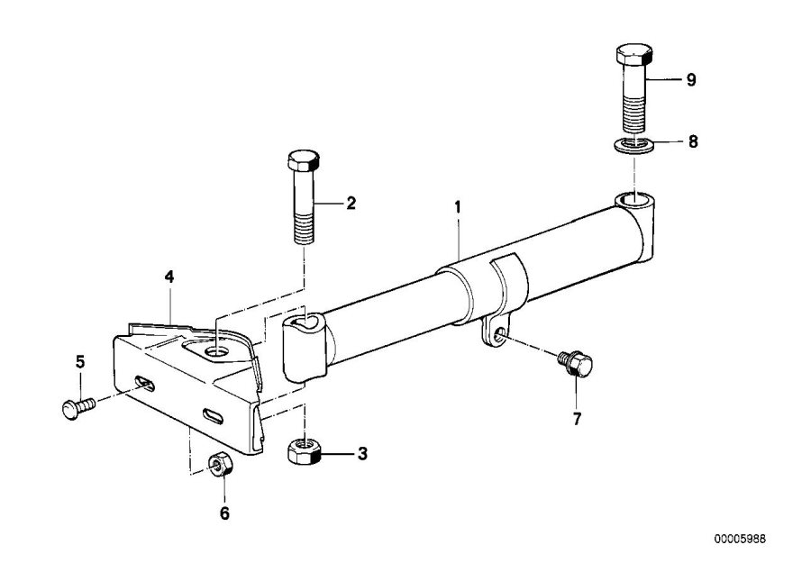 Diagram Shock absorber front for your BMW