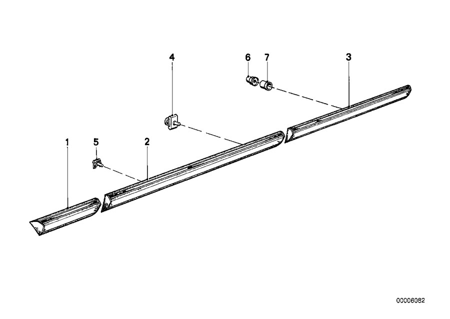 Diagram MOULD.ROCK.PANEL-FENDER/DOOR/COVERING for your 2013 BMW 750i   