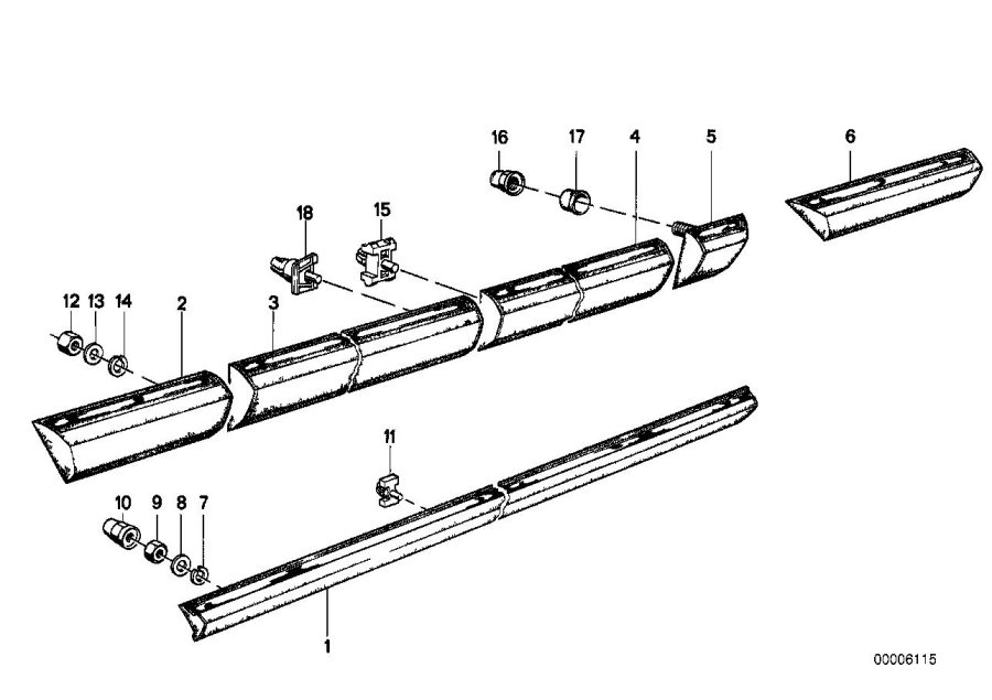 Diagram MOULD.ROCK.PANEL-FENDER/DOOR/COVERING for your 2009 BMW X5   