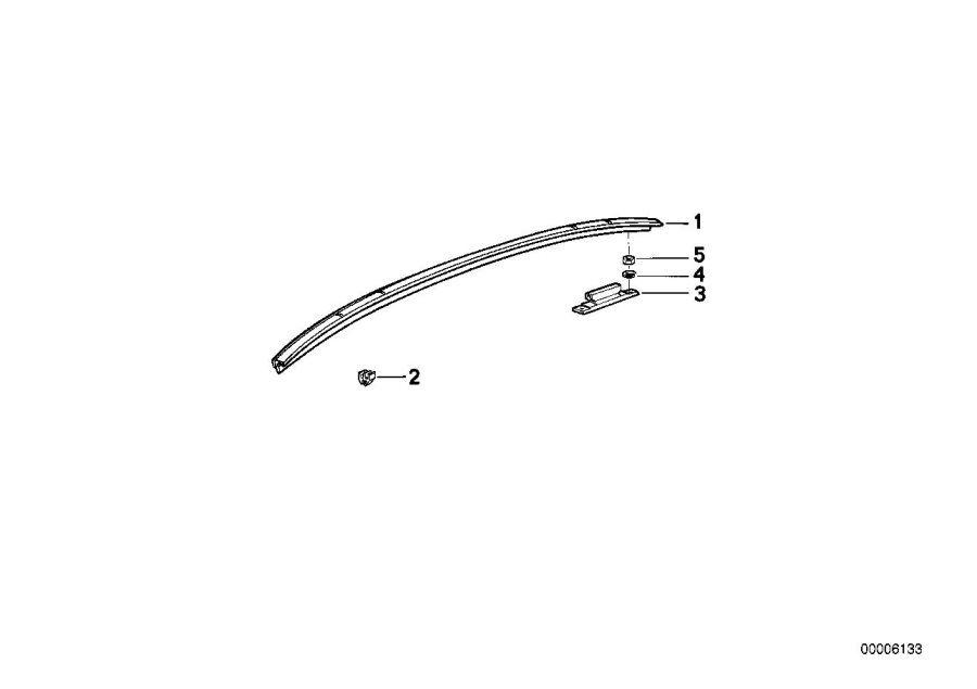 Diagram Exterior trim / grill for your 2016 BMW 640iX Convertible  