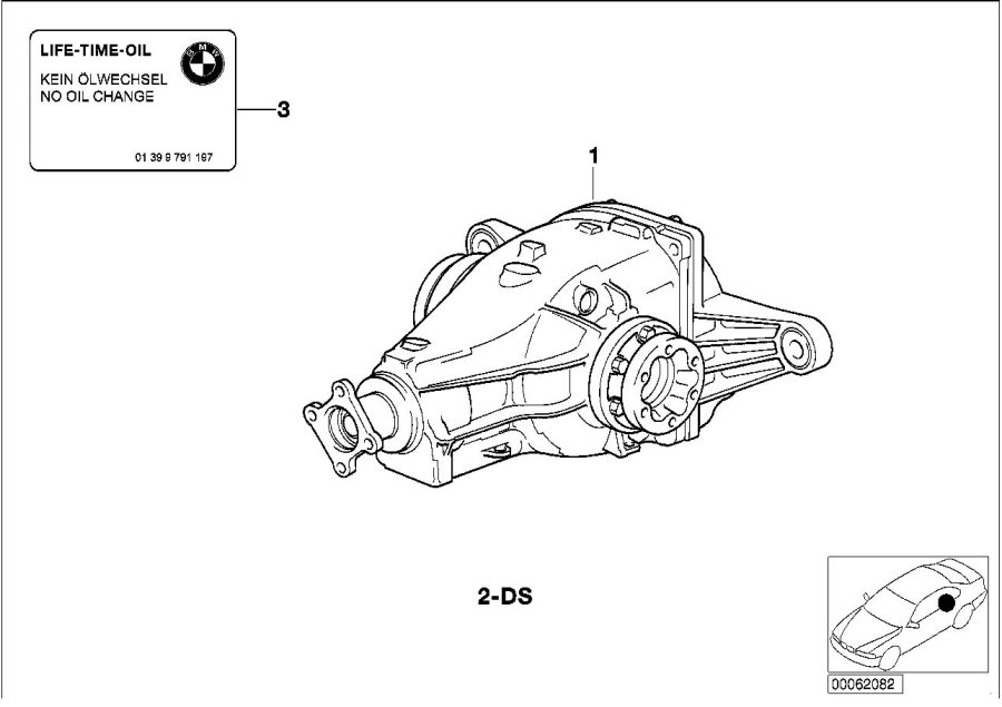 Diagram Rear-axle-drive for your 2006 BMW M6   