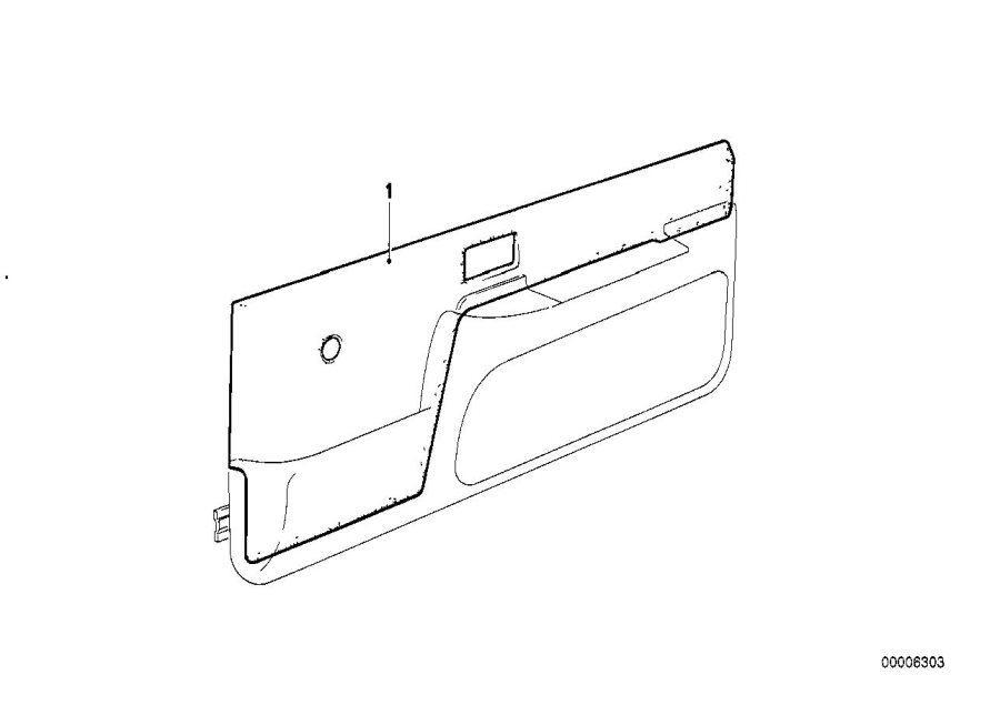 Diagram Door trim panel, front for your BMW