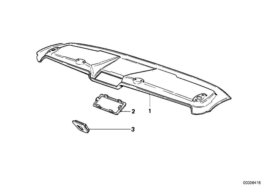 Diagram Interior trims and panels for your 2023 BMW X3  30eX 