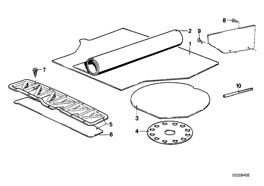 Diagram Trunk trim panel for your 2023 BMW X3  30eX 