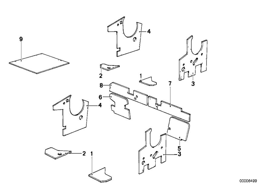 Full size assembly image of Sound insulating front (1/1)
