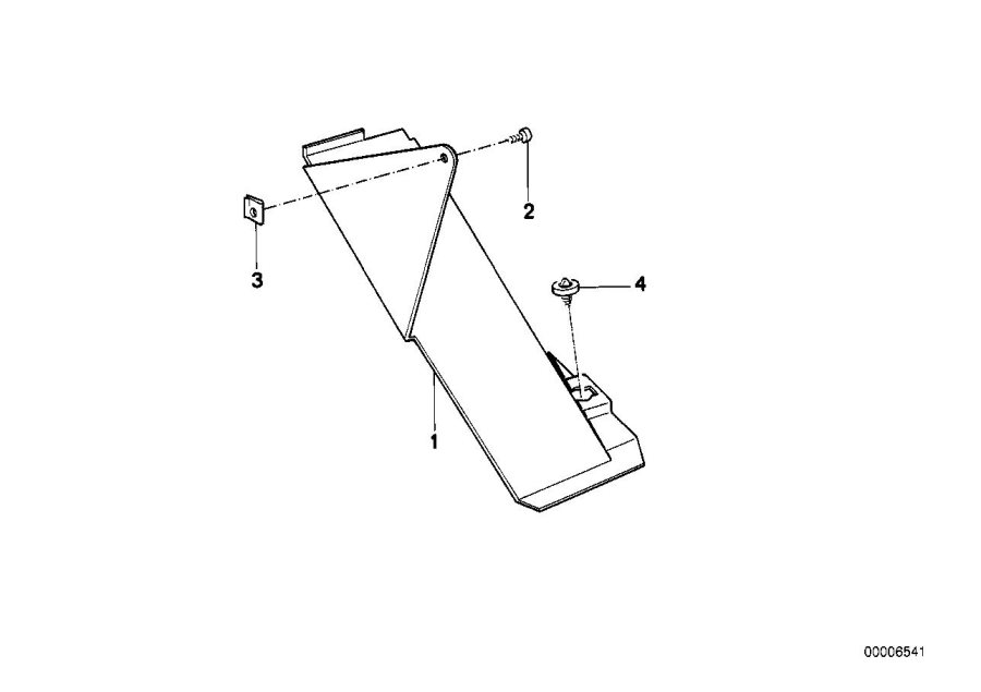 Full size assembly image of Foot rest (1/1)
