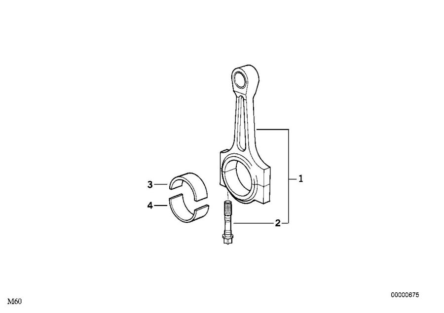 Diagram Crankshaft Connecting Rod for your 2015 BMW M6   