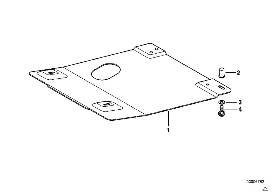 Diagram Front aggregate protective plate for your 2018 BMW X2 28iX  