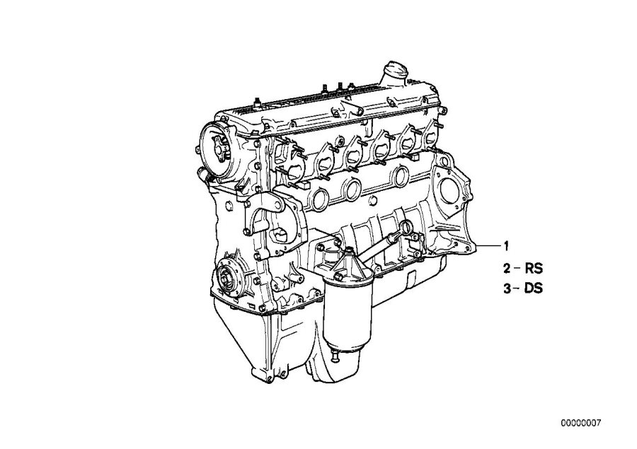 Diagram Short Engine for your BMW