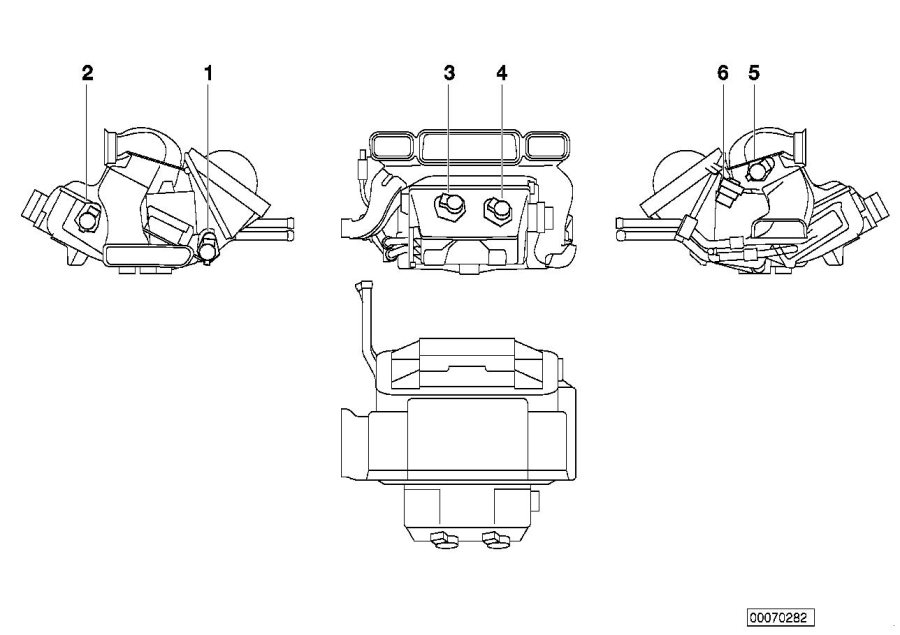 Diagram Actuator air conditioning for your 2016 BMW M6   