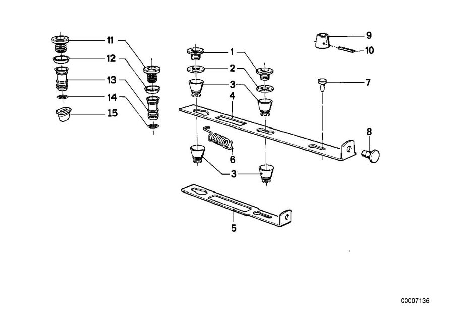 Diagram Head rest support for your 2023 BMW X3  30eX 