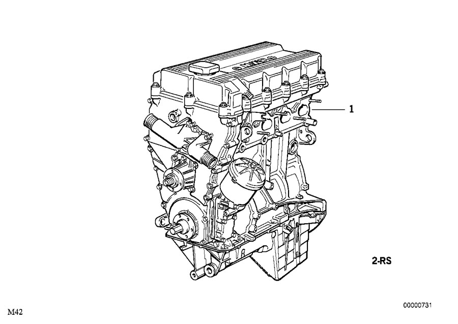 Diagram Short Engine for your 2017 BMW M6   