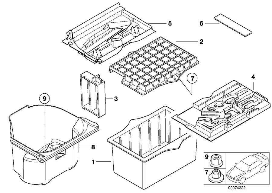 Diagram Tools and battery support for your BMW