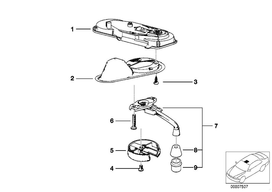 Diagram Sliding lifting roof-manual operation for your 2023 BMW X3  30eX 