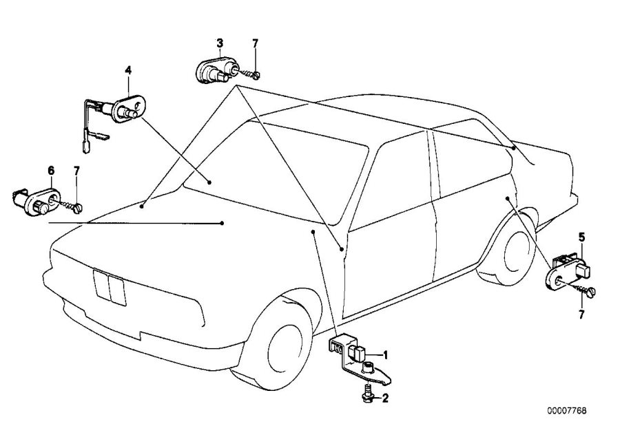 Diagram Various switches for your 2023 BMW X3  30eX 