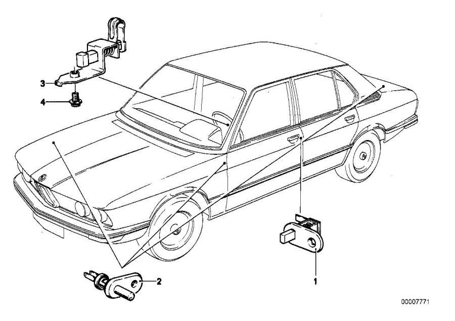 Diagram Various switches for your 2023 BMW X3  30eX 