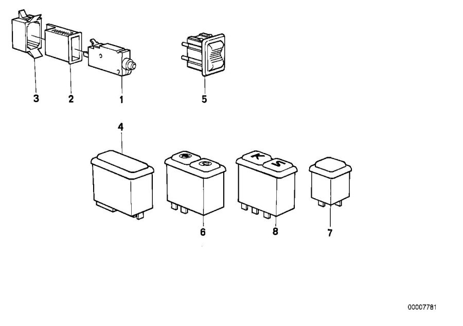 Diagram Switch-center console for your 2023 BMW X3  30eX 