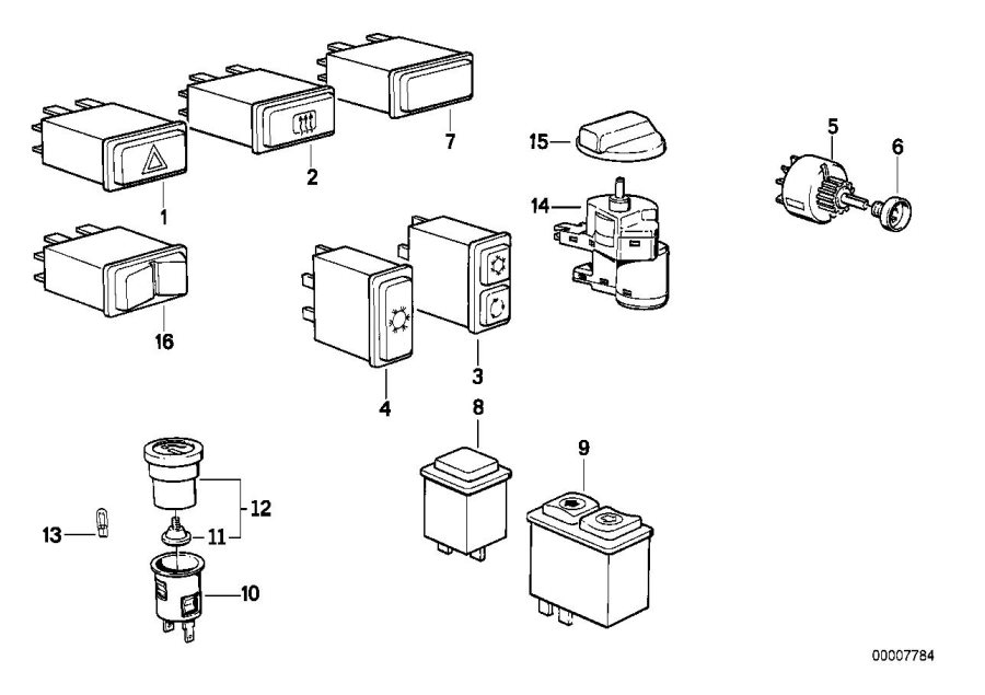 Diagram Switch for your 2023 BMW X3  30eX 