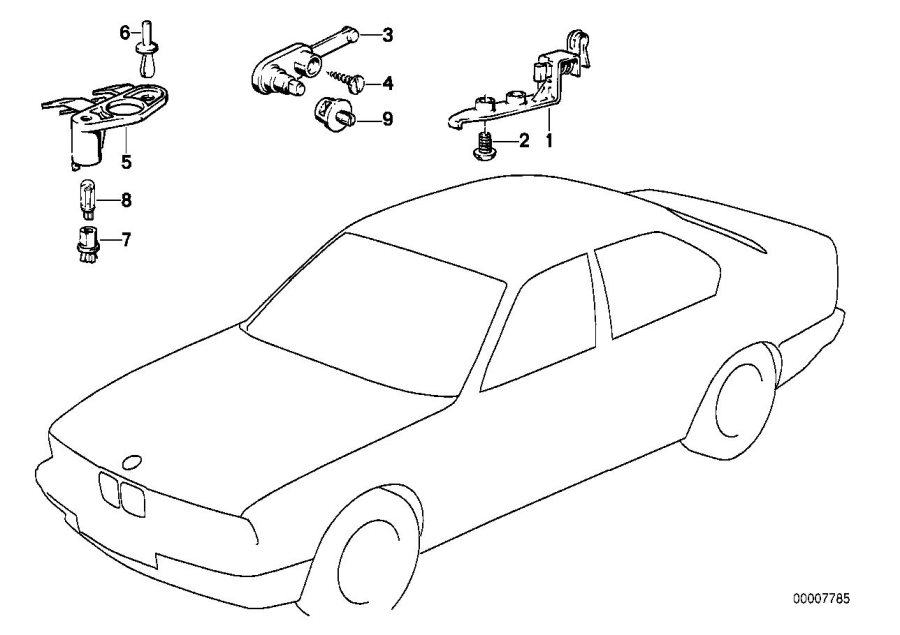 Diagram Various switches for your 2023 BMW X3  30eX 