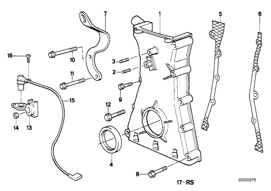 Diagram Timing case for your 2023 BMW X3  30eX 