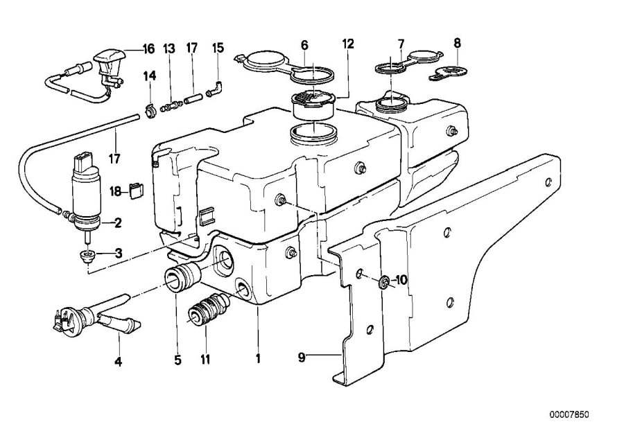 Le diagramme DISPOSITIF LAVE GLACE pour votre BMW