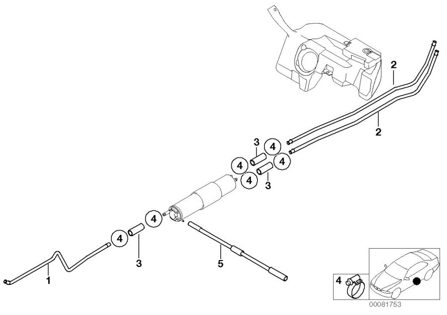 Diagram Fuel pipe for your 2018 BMW X2 28iX  