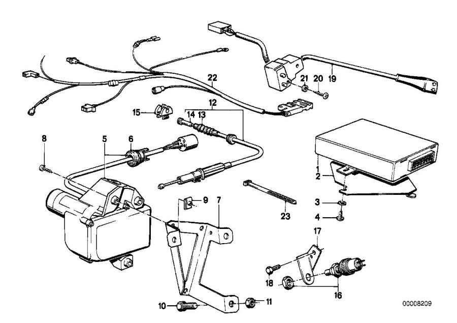 Diagram Cruise control for your BMW