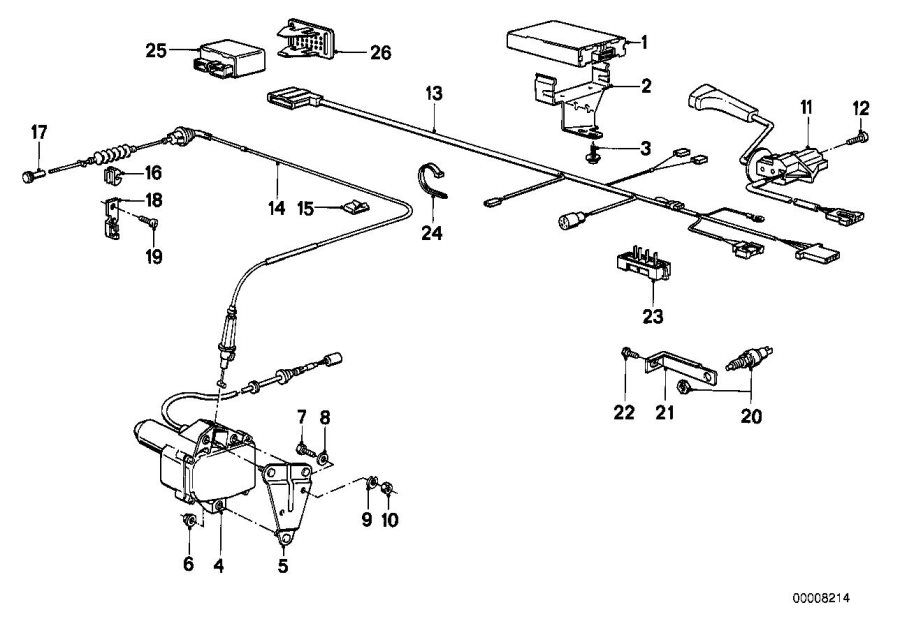 Diagram Cruise control for your BMW