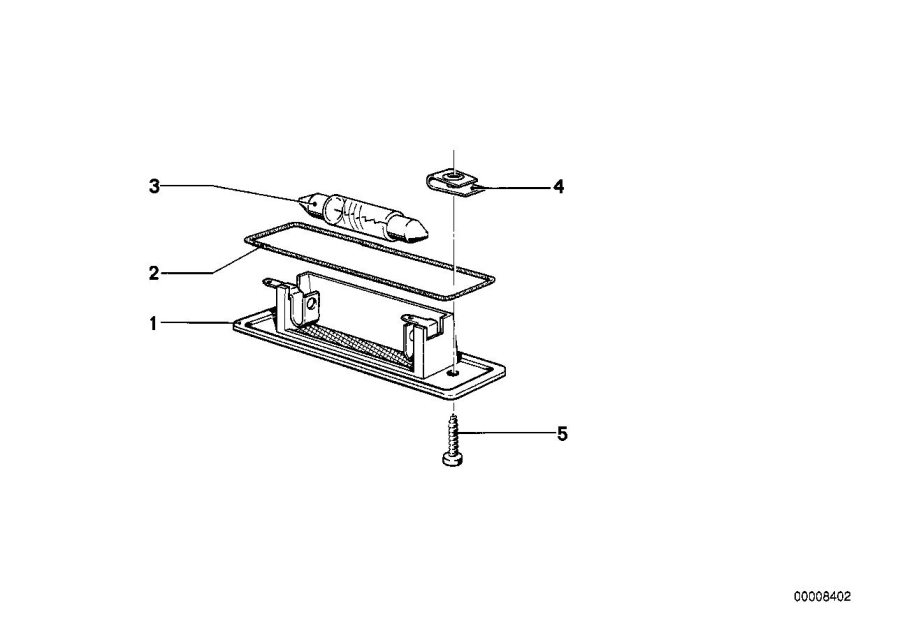 Diagram Registration plate light for your 2023 BMW X3  30eX 