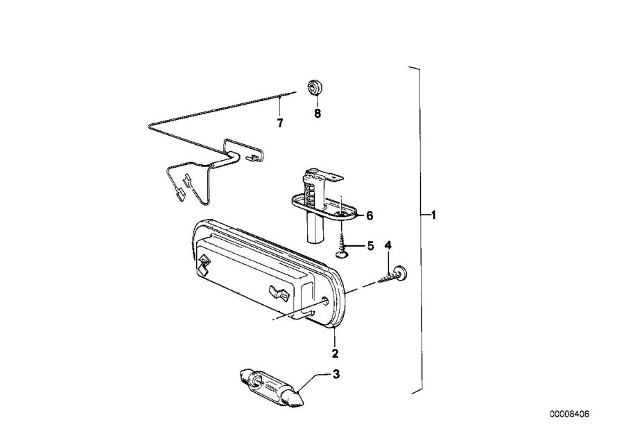 Diagram Installing set engine room light for your 2023 BMW X3  30eX 