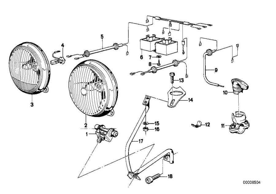 18Additional headlighthttps://images.simplepart.com/images/parts/BMW/fullsize/8504.jpg