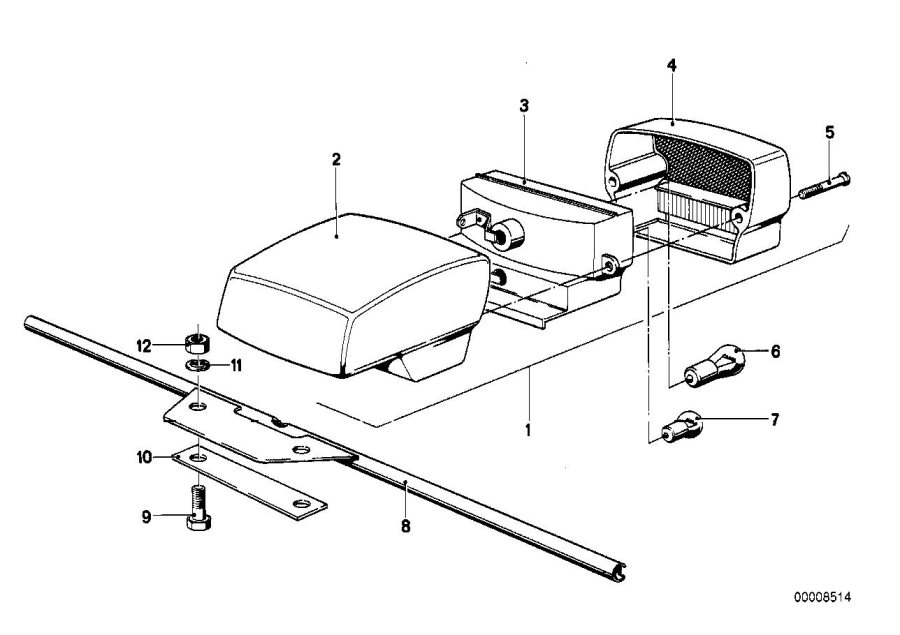 Diagram Tail light parts for your 2013 BMW K1600GT   