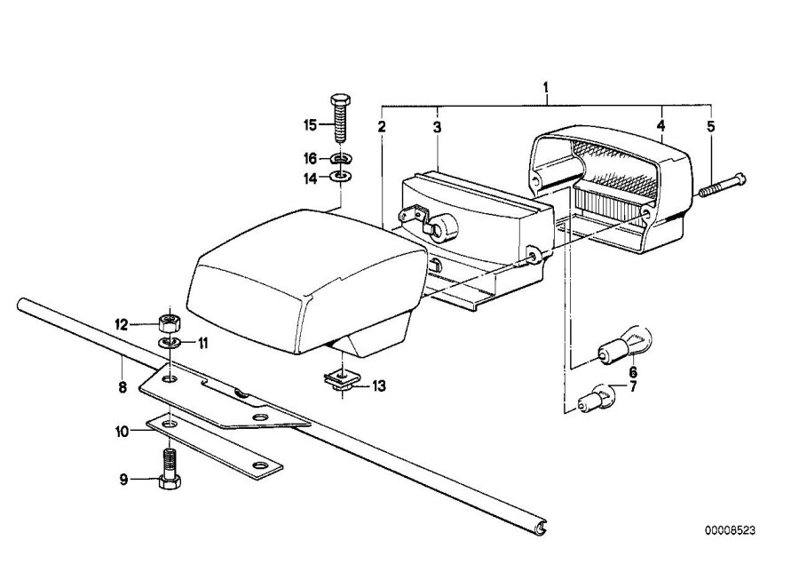 Diagram Rear light for your 2013 BMW K1600GT   