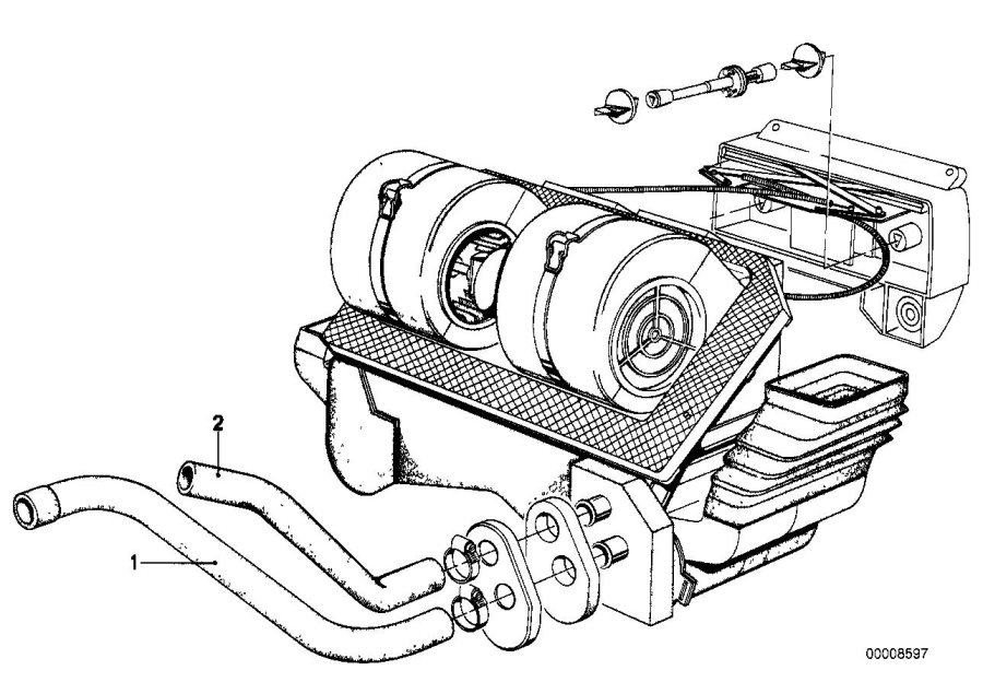 Diagram Water hose INLET/OUTLET for your 2015 BMW M235i   