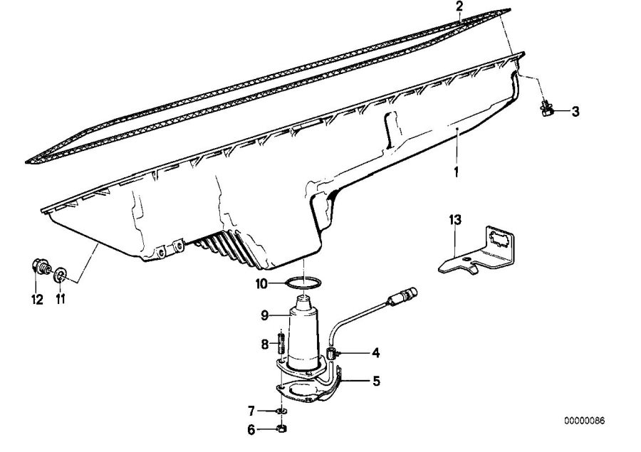 Diagram Oil PAN/OIL level indicator for your 2015 BMW M6   