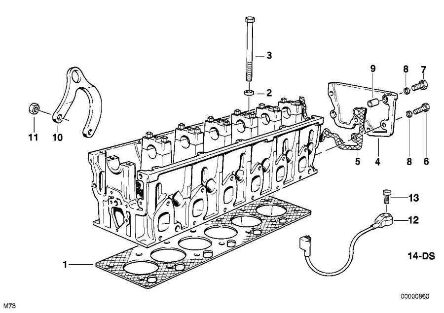 Diagram Cylinder Head Attached Parts for your 2015 BMW M235iX   