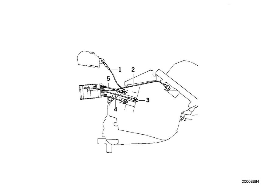 Diagram BOWDEN CABLE F AIR CONDITION.FLAP REGUL. for your BMW M3  