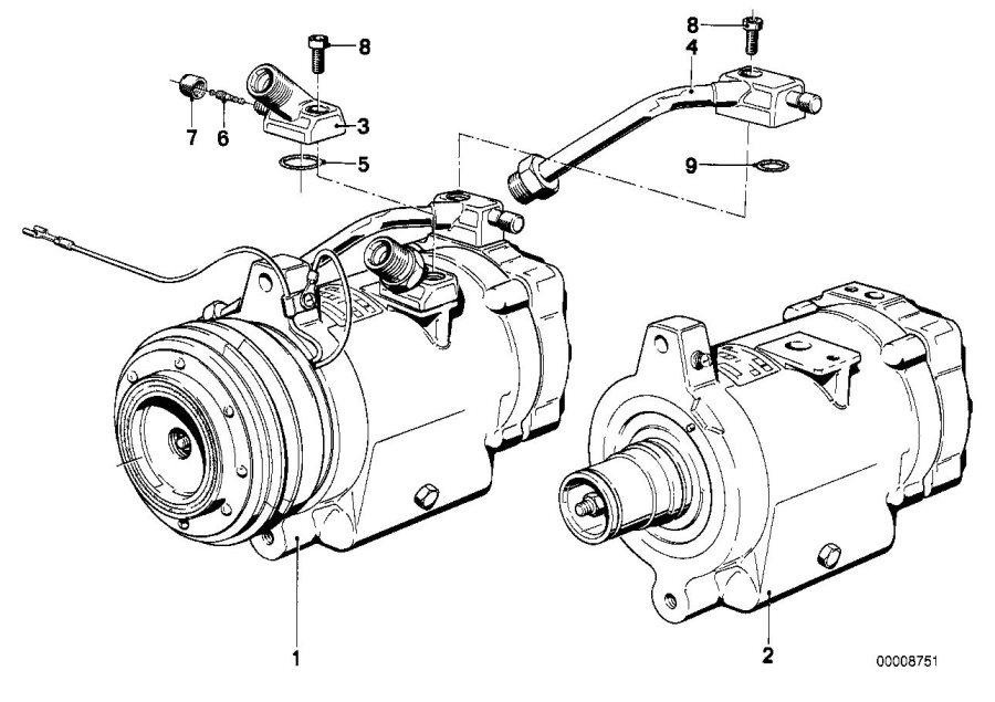 Diagram RP A/C compressor for your 2023 BMW X3  30eX 