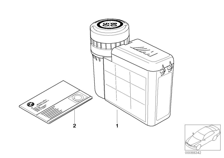 Diagram Modificat. M mobility syst. 1 to syst. 2 for your BMW