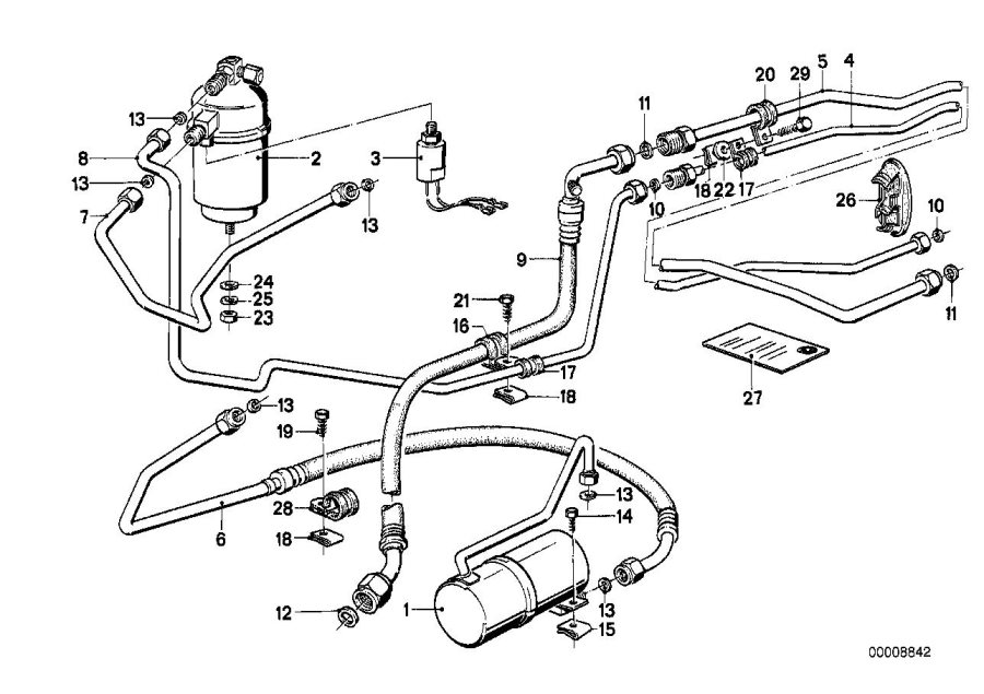 Diagram Coolant pipe for your BMW