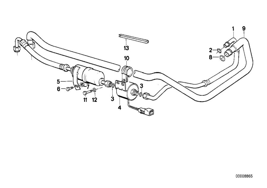 Diagram Coolant pipe for your BMW M2 CS Racing  