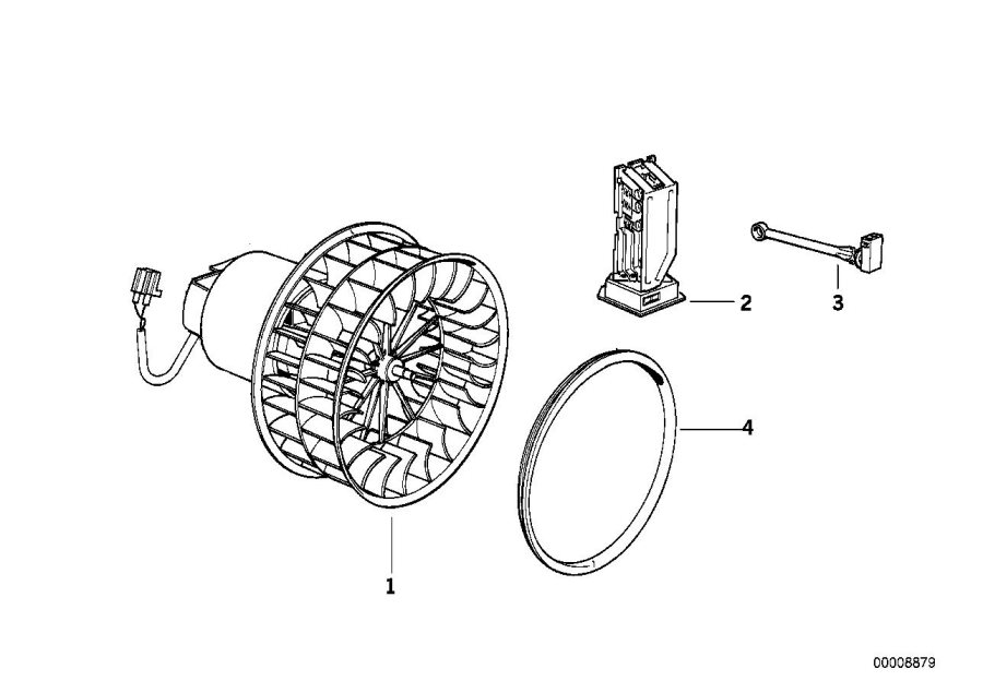 Diagram Electric parts for heater for your 2022 BMW X5   