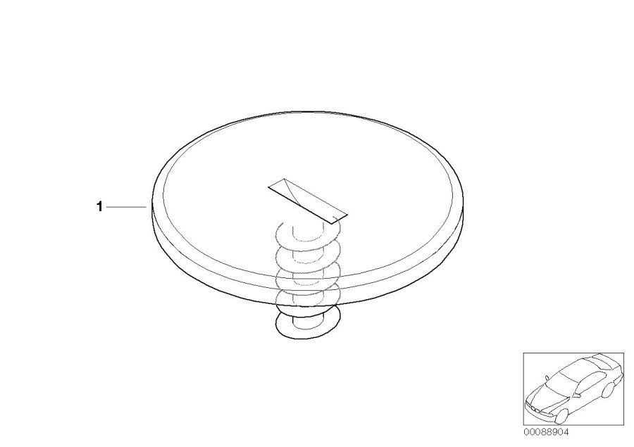 Le diagramme FIXATION VELCRO POUR TAPIS DE SOL pour votre BMW 530e  
